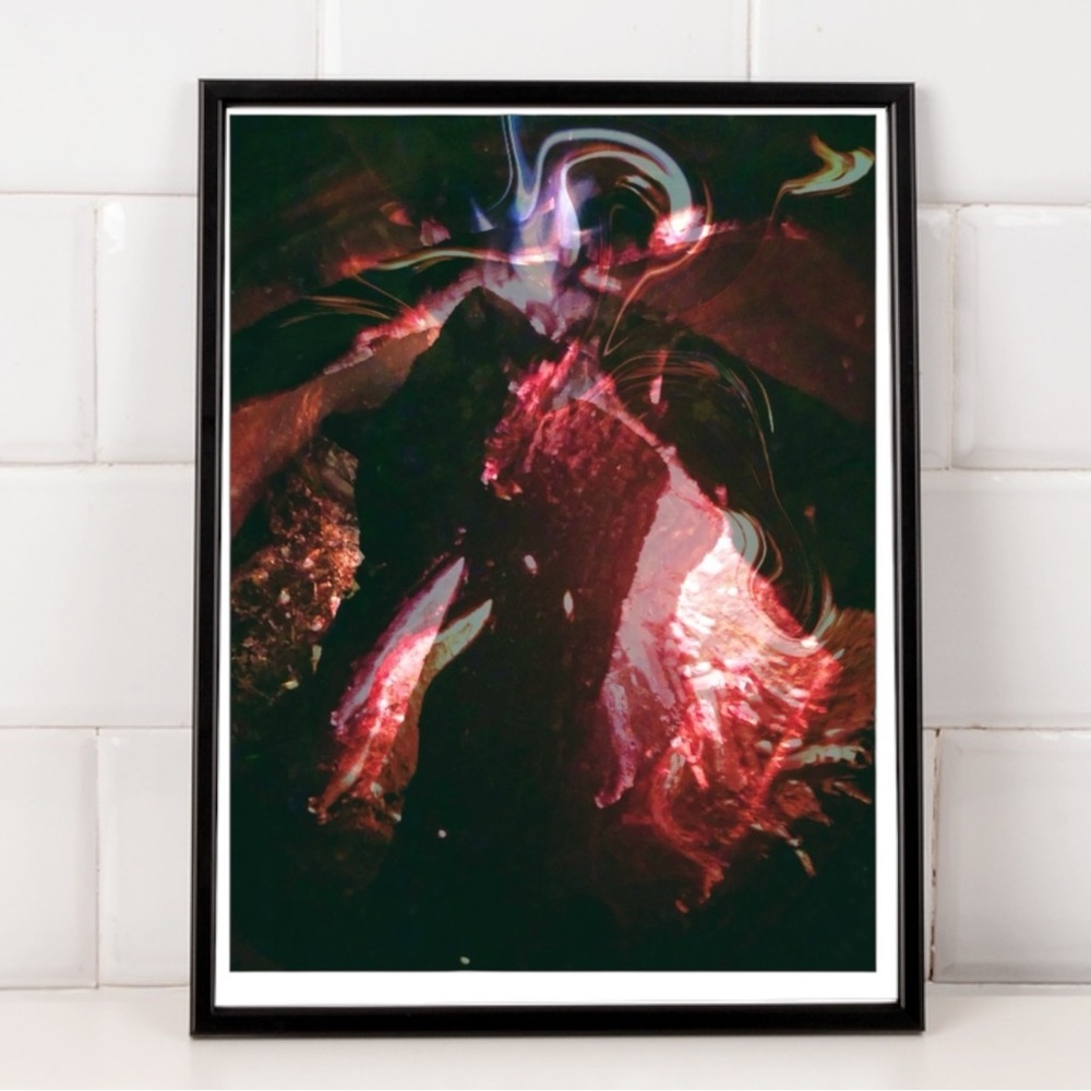 Photo Print “Fire On The Mountain” Signed 8x10 High Res Archival Limited Edition